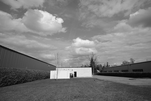 Sky over office rectangles