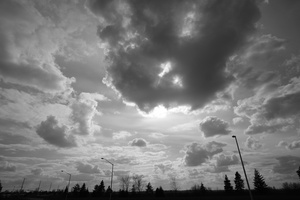 Sky over the transitway